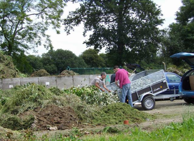 Dépôt de déchets verts